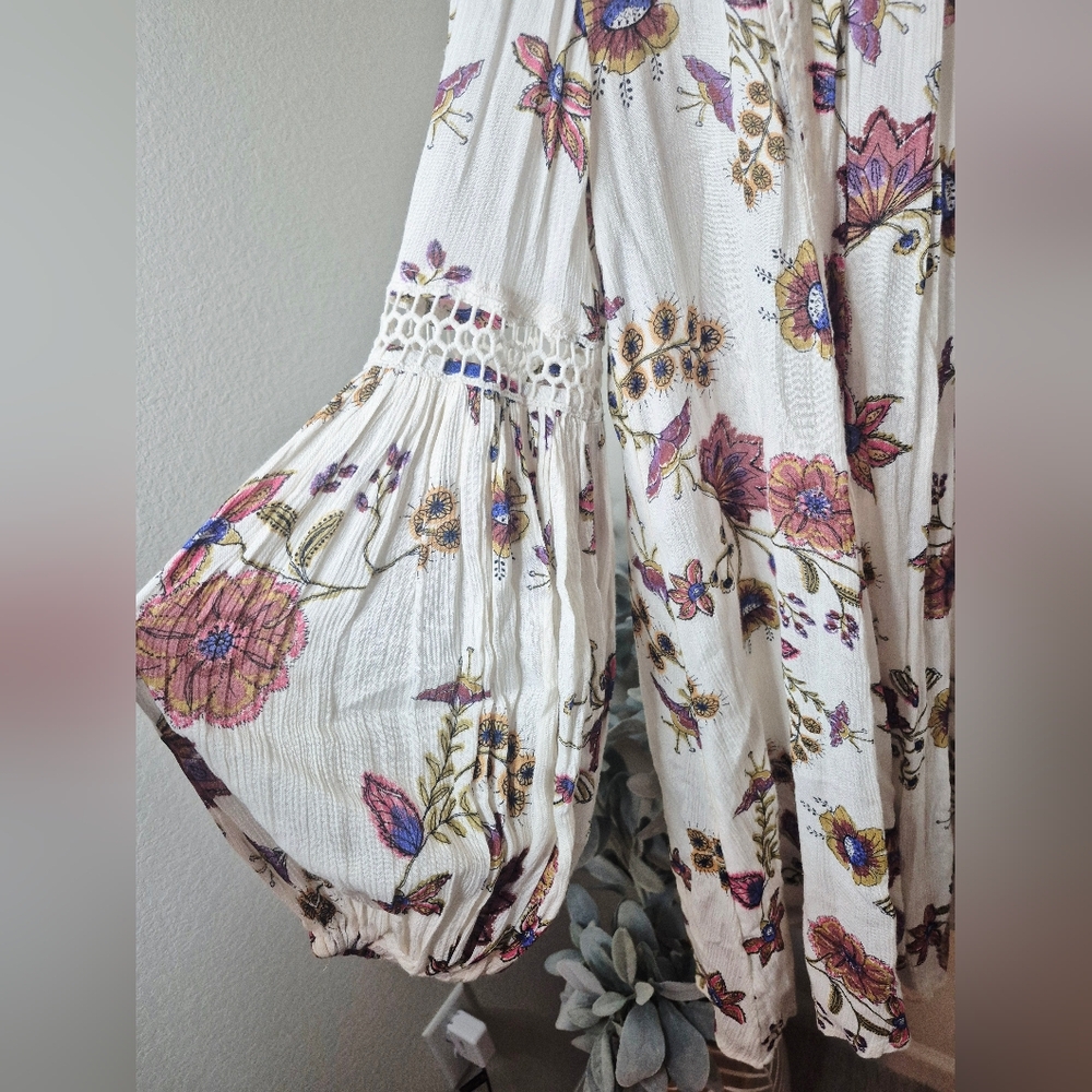 Free People "Just the Two of Us" floral tunic babydoll dress.  - Picture 5 of 6